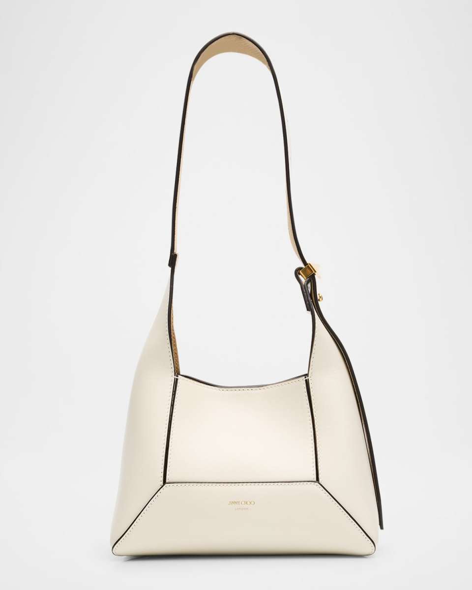 Small Diamond Leather Hobo Bag